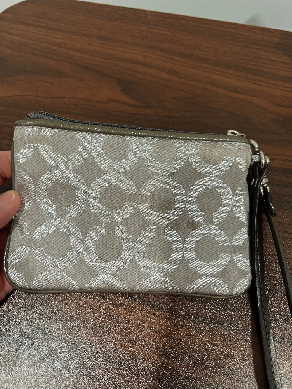 Coach wristlet signature